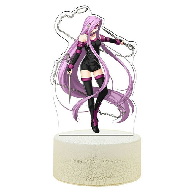 Lámpara nocturna Fates Stay Night Medusa Anime Decor 3D Illu