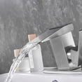 thumbnail image 4 of beisidaer Bathroom Faucet Waterfall Temperature Time Display Faucet Hot And Cold Water-silver, 4 of 5