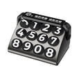thumbnail image 3 of Miulika Car Parking Number Plate,Parking Phone Number Plate,Vehicle Creative Notification Phone Number Card,Parking Phone Number Card Black, 3 of 9