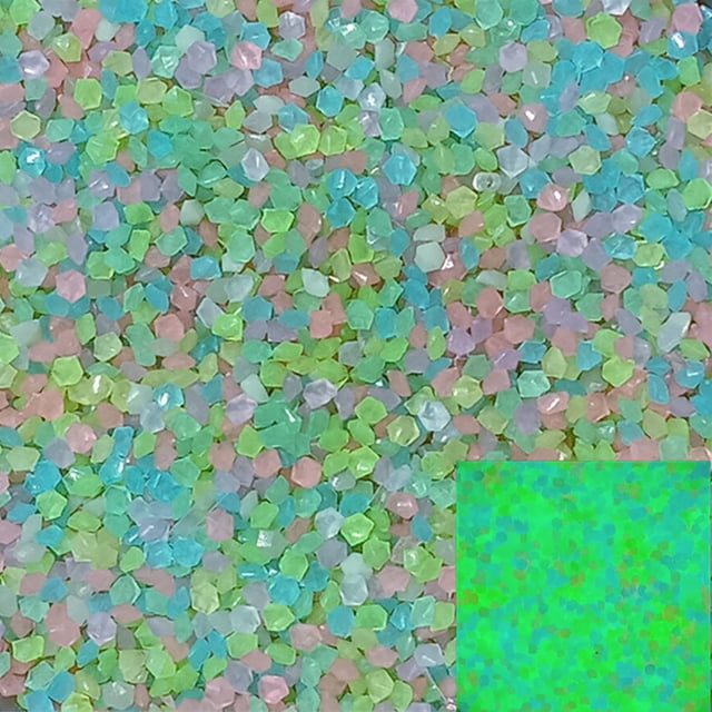 WRXMIJNHGSA Glowing Stones Under $5 Colorful Luminous Sand Fish Tank Garden Micro Color Luminous Fluorescent Small Gravel