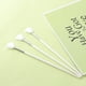 thumbnail image 4 of 3 brochas para mascarillas con mango largo y forma de abanico, profesionales para el cuidado de la piel., 4 of 6