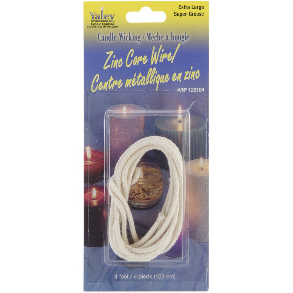 Candle Wicking Zinc Core WireExtra Large 4'