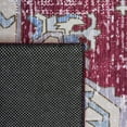 thumbnail image 6 of SAFAVIEH Tucson Camillo Traditional Machine Washable Runner, 2'6" x 8', Burgundy/Beige, 6 of 8
