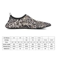 thumbnail image 3 of Glacier Black And Gray Cheetah Print Water Shoes Beach Slip-on Shoes for Men Women Swim Pool Yoga Surfing Sneakers Quick-Dry Sports Barefoot Shoes, 3 of 5