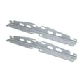 thumbnail image 1 of Placas de herramientas de alineación de 2X de rueda Reparación de neumáticos para automóviles con agujeros colgantes Instalación fácil Medición Plata, 1 of 8