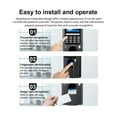 thumbnail image 4 of Time Attendance Fingerprint Access Control Machine Time Clock for Employees Attendance, 4 of 5