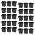 thumbnail image 4 of 30pcs plantas para viverías de vivería de plántulas engrosar macetas de macetas para jardín de jardín de interior de interior balcón de patio 6.5cmx5.4cm, 4 of 8