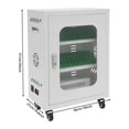 thumbnail image 2 of Mobile Charging Cart, 30-Device Charging Station, Mobile Charging Cabinet, 2 of 12