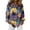 Blue, variant on Button Down Halloween Shirts for Women Long Sleeve Funny Pumpkins Printed Tops Colorful Festival Holiday Outfits,Blue(S)
