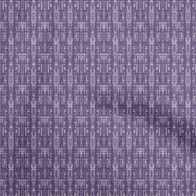 oneOone Cotton Poplin Violet Fabric Texture Sewing Craft Projects Fabric Prints By Yard 56 Inch Wide
