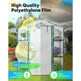thumbnail image 2 of Quictent Clear 56"x29"x77" 3 Tiers 6 Shelves Portable Walk-in Mini Greenhouse Hot Green House Planter Gardening, 2 of 8