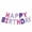 Purple, variant on 16 Inch Violet Happy Birthday Balloons Banner Foil Letters Balloons "Happy Birthday" Alphabet Balloons Birthday Party Supplies