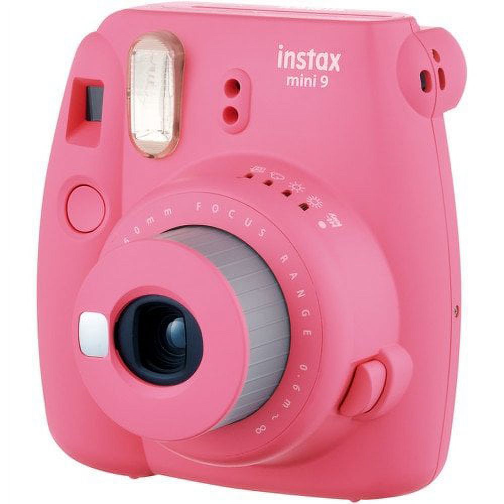 Fujifilm Instax Mini 9 Instant Camera Flamingo Pink with Fujifilm Instax Mini 9 Instant Films (60 Pack) + A14 Pc Deluxe Bundle For Fujifilm Instax Mini 9 Camera - image 2 of 7