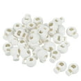 thumbnail image 1 of Unique Bargains Verrous de Cordon, Ressort à Bille pour Lacets de Sac à Cordon, Blanc Lot de 30, 1 of 5