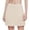 Yellow, variant on QTBIUQ Girls Athletic Skort Fake Two Piece Skirt Grid High Waist A-Line Solid Color Skirt for Running Tennis Casual Play Outfit