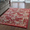 thumbnail image 3 of Linon Serape Hamadan Puissance Tapis à Tisser en Polyester 8'x10'6" en Rouge, 3 of 3
