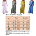 thumbnail image 2 of Ladies With Pockets Kaftan Casual Roll Up Sleeve Maxi DressesL, 2 of 5