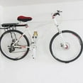 Passenger Seat Pad Bike Cycle Hanging Hooks Rack Sturdy Hanger Folding