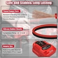 thumbnail image 4 of Adaptador de Auto para Craftsman 20V V20 con baterías, cables de puente, batería de auto cal. 11, motor 12V, cables de refuerzo para jump y puesta en marcha de baterías muertas o débiles, 4 of 7