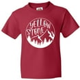 thumbnail image 3 of Inktastic Yellowstone National Park- Mountains Youth T-Shirt, 3 of 5