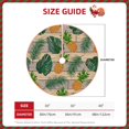 thumbnail image 4 of Kll Pineapples Palm Leaves Christmas Tree Skirt 48",Party Decorations Farmhouse For Christmas Decorations Holiday Party, 4 of 8