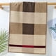 thumbnail image 4 of Toalla de baño grande 34x73 pulgadas - Toalla de algodón grande para adultos, toalla deportiva de secado rápido, espesada y absorbente, café o gris, 4 of 6