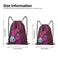 thumbnail image 2 of Honeii ink Donkey Pop Art Print Drawstring Backpack,Drawstring Bags String Backpack Gym Cinch Sack Backpack Sport Bag Draw-Small, 2 of 6