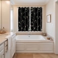 thumbnail image 3 of Curtains 84 Inches Long 2 Panels, Sparrow Grommets Window Treatment Curtain, Spring Birds on The Branches Vintage Country Black Thermal Curtains Drapes for Living Room/Bathroom, 3 of 9