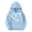 Light Blue, variant on YunPes Boys Girls Heart Hooded Sweatshirts Comfy Oversized Fleece Pullover Sweatshirt Kids Fall Winter Long Sleeve Trendy Hoodies