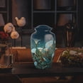 thumbnail image 4 of Yatskia Frog with Tulip Flowers Decorative Large Memorial Urn for Ashes Adult Brother and Sister, Mini Funeral Keepsake Urns for Human Ashes Adult, (Classic 10 Inch and 3 Inch), 4 of 8