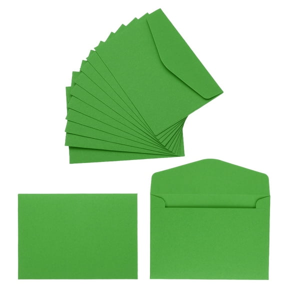 120Pcs Gift Cards Envelopes, Mini Envelopes for Business Mailing, Green