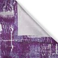thumbnail image 3 of Ambesonne Grunge Kitchen Curtains, Weathered Motives Artwork, 55"x24", Purple and Ceil Blue, 3 of 3