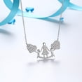 thumbnail image 2 of Beautlace 925 Sterling Silver Mom Heart Necklace,Mother Daughter Necklaces Mom's Gifts from Daughter Son Mama Grandma's Gifts, 2 of 6