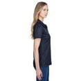 thumbnail image 3 of Devon & Jones DG20W Women's CrownLux Performance Plaited Polo-Navy-L, 3 of 3