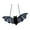 Black, variant on Acrylic Window Hanging Bat Stained Glass Window Hangings Halloween Bat Suncatcher Hanging Acrylic Wall Art Decoration