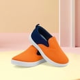 thumbnail image 6 of Kids Wide Box Slip-On Shoes Toddlers Canvas Sneakers for Girls Boys Lightweight Comfortable Causal Running Walking Tennis Shoes, 6 of 6