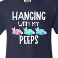 thumbnail image 4 of Inktastic Easter Hanging with My Peeps Pastel Bunnies Youth T-Shirt, 4 of 5