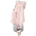 thumbnail image 3 of Mighty Fine Juniors Inspirational Pink Crop Top Hoodie - XS, 3 of 3