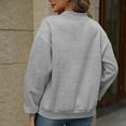 thumbnail image 5 of Jalioing V Neck Sweatshirts for Women Loose Basic Long Sleeve Pullover Tops Solid Color Fall Winter Casual Shirts, 5 of 8