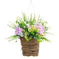 thumbnail image 4 of Puerta Cesta Corona de de resorte de de verano de corona de flores artificiales simuladas guirnalda para la casa de, 4 of 9
