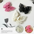 thumbnail image 3 of BESTYASH 3 Pcs Barrettes en Forme de Papillon Beige Blanc pour Usage Quotidien, 3 of 7