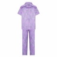 thumbnail image 4 of Tnhcen Women's 2 Piece Pajama Set Short Sleeve Top Pants Lounge Sets Summer Ladies Pjs Homewear Sets S-2XL, 4 of 6