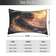 thumbnail image 2 of Kdxio Cotton Pillow Cases 20"x30" Pillowcases,Soft and Breathable Bedroom Pillow Cases-Mythical Serpent Mountain Sunrise-No Pillow Core, 2 of 5