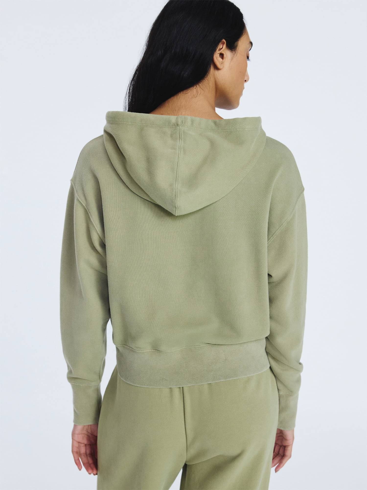 Free Assembly Women’s and Women's Plus Cropped Pullover Hoodie Sweatshirt, Sizes XS-4X