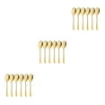 thumbnail image 3 of Cucharas de Acero Inoxidable Injueey 6 Piezas Doradas, 3 of 6