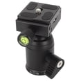 thumbnail image 3 of Panoramic Ball Head 360 Degree Rotating 3/8in Thread Metal Tripod Head with 1/4in Quick Release Plate Bubble Level, 3 of 8