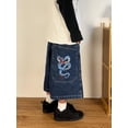 thumbnail image 2 of JNCO-ropa de calle Vintage para hombre, pantalones vaqueros de pierna ancha con estampado de serpiente bordada, pantalones cortos holgados para gimnasio, pantalones vaqueros para monopatín, novedad de, 2 of 3