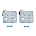 thumbnail image 7 of FORMRS 15-15.6 inch Laptop Sleeve Case Soft Carrying Quilted Computer Bag Cover, Blue Rabbits, 7 of 7
