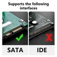thumbnail image 4 of Yammee 2.5inch Slim Portable HDD Enclosure USB3.0 USB2.0 3.1 Externals Hard Disk Case SATA3, 4 of 9