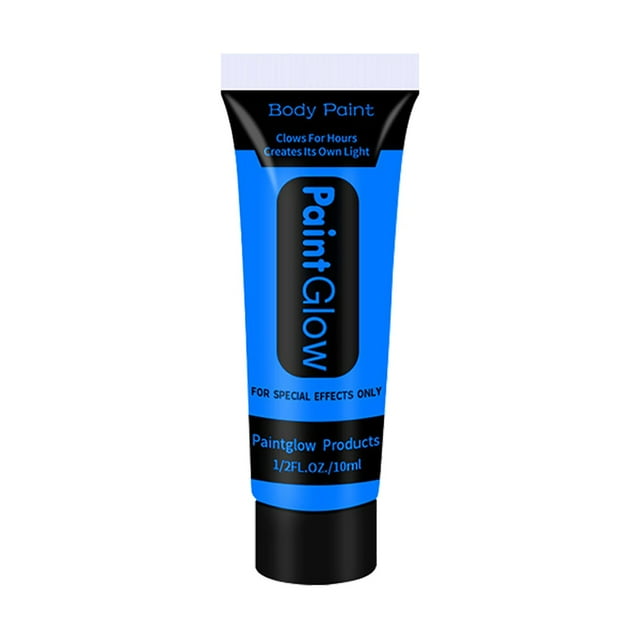 Body Paint Glow In The Dark Fluorescent Paint 10Ml Tube | Body Paint | & Long Lasting, Body Paint for Women